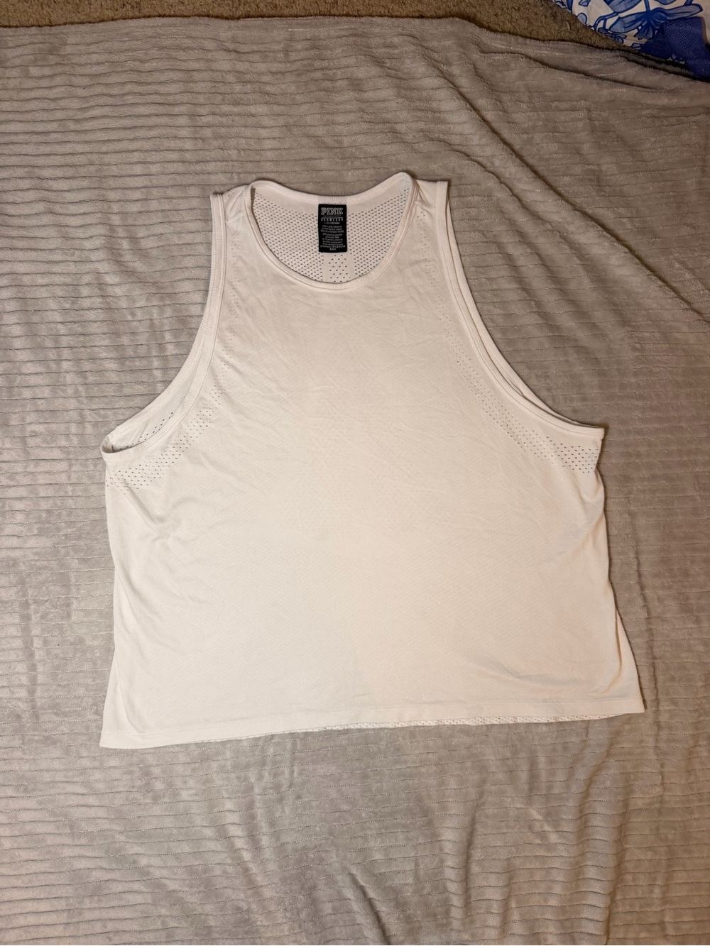 White Women’s Mesh Tank Top - Athlesuire